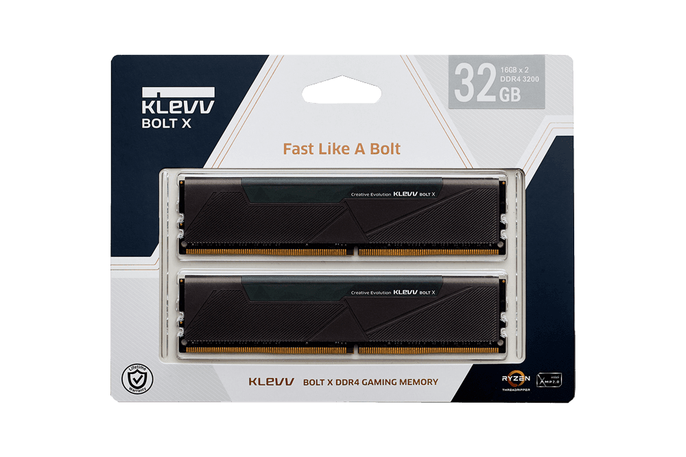 BOLT X 32G(16G*2) 3200MHZ DDR4 1.35V