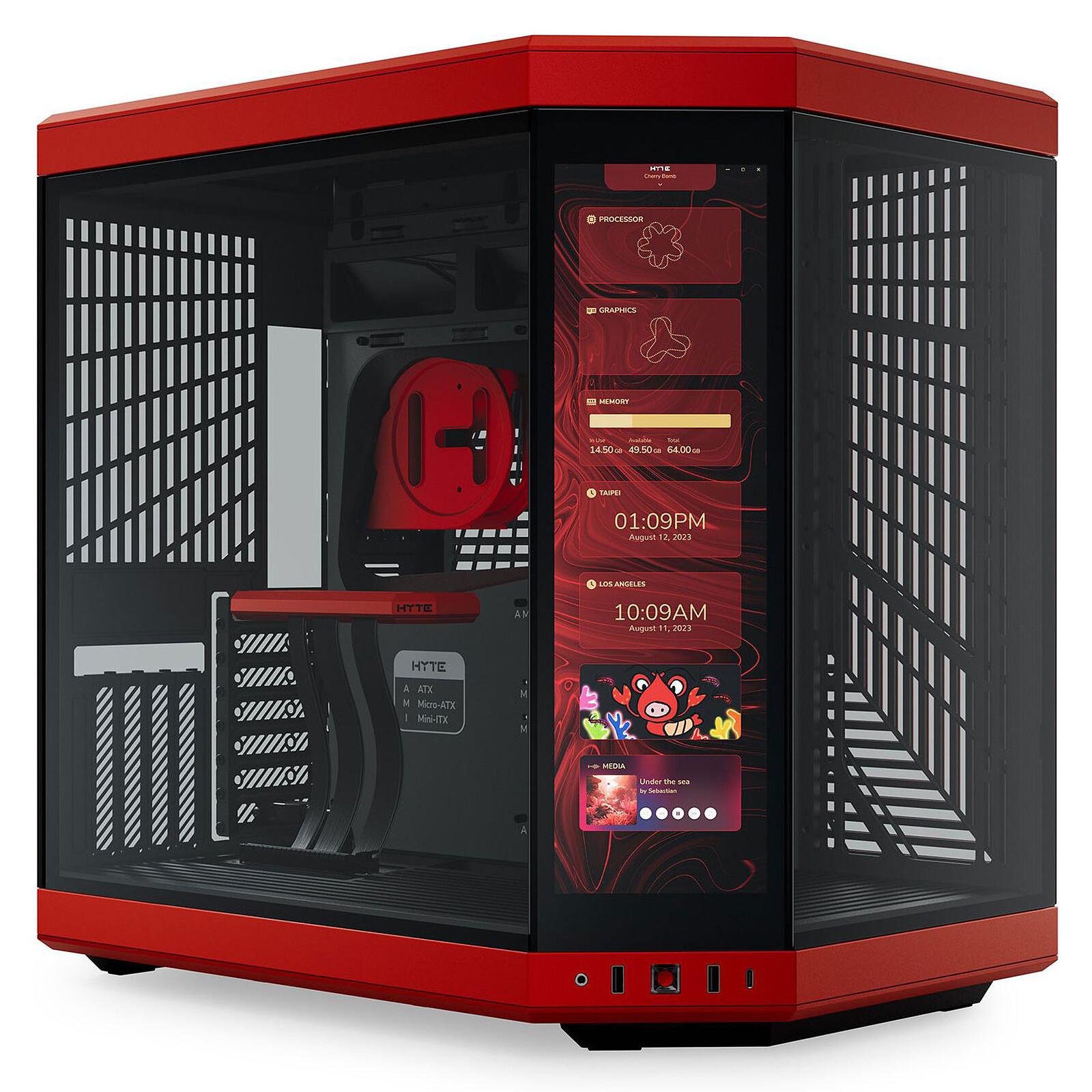Y70 TOUCH INFINITE CASE BLACK/RED