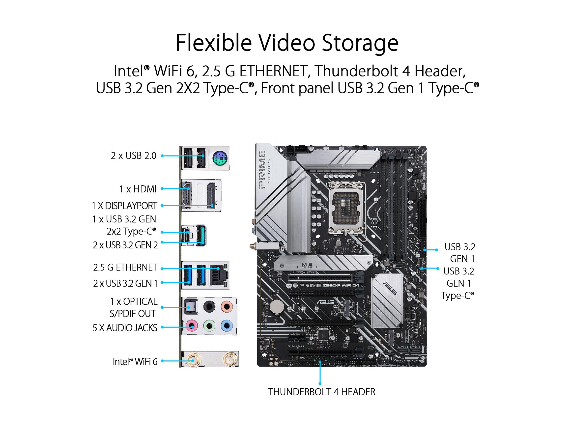 asus z690 p d4 wifi