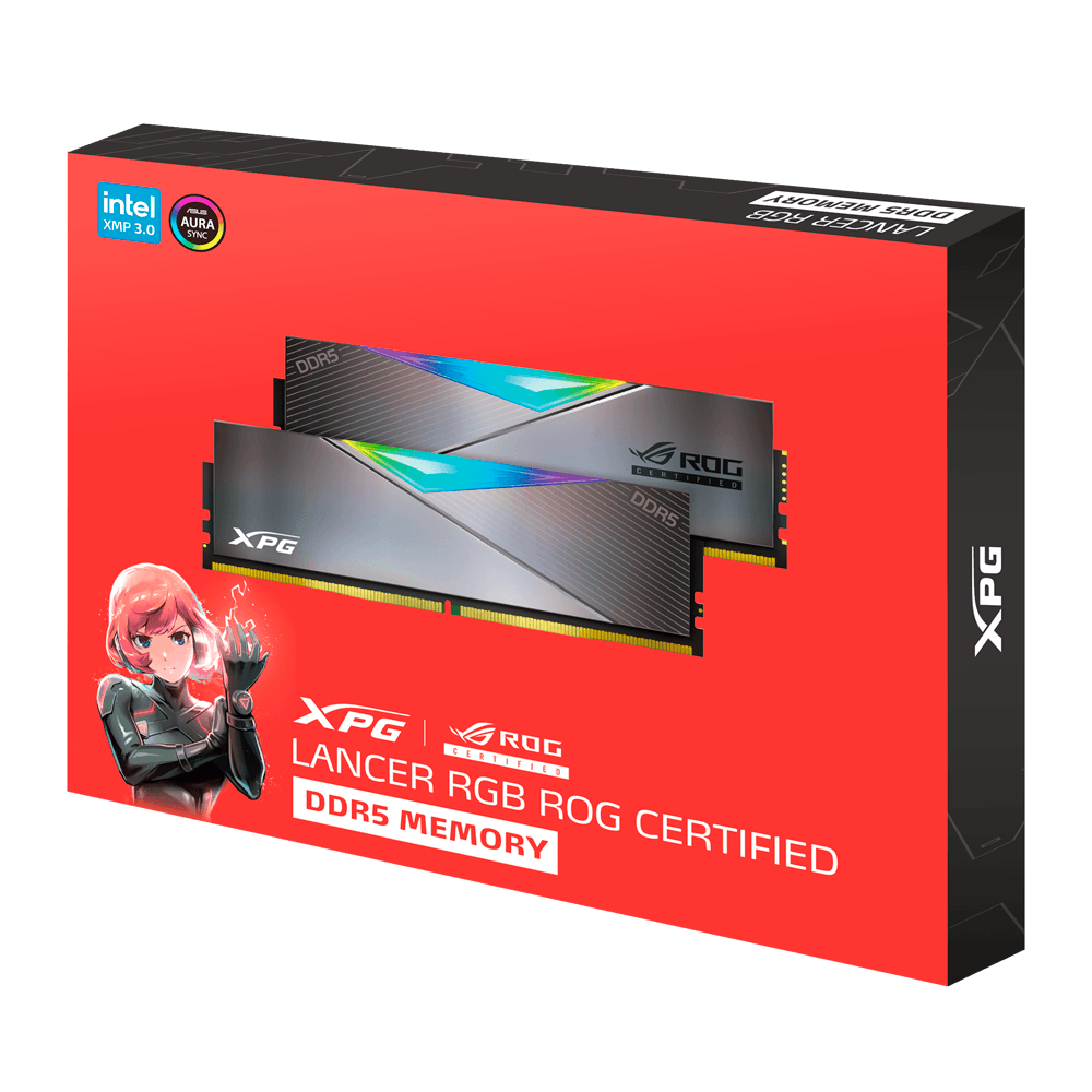 XPG LANCER RGB ROG CERTIFIED 32G(16G*2)DDR5 6600MH