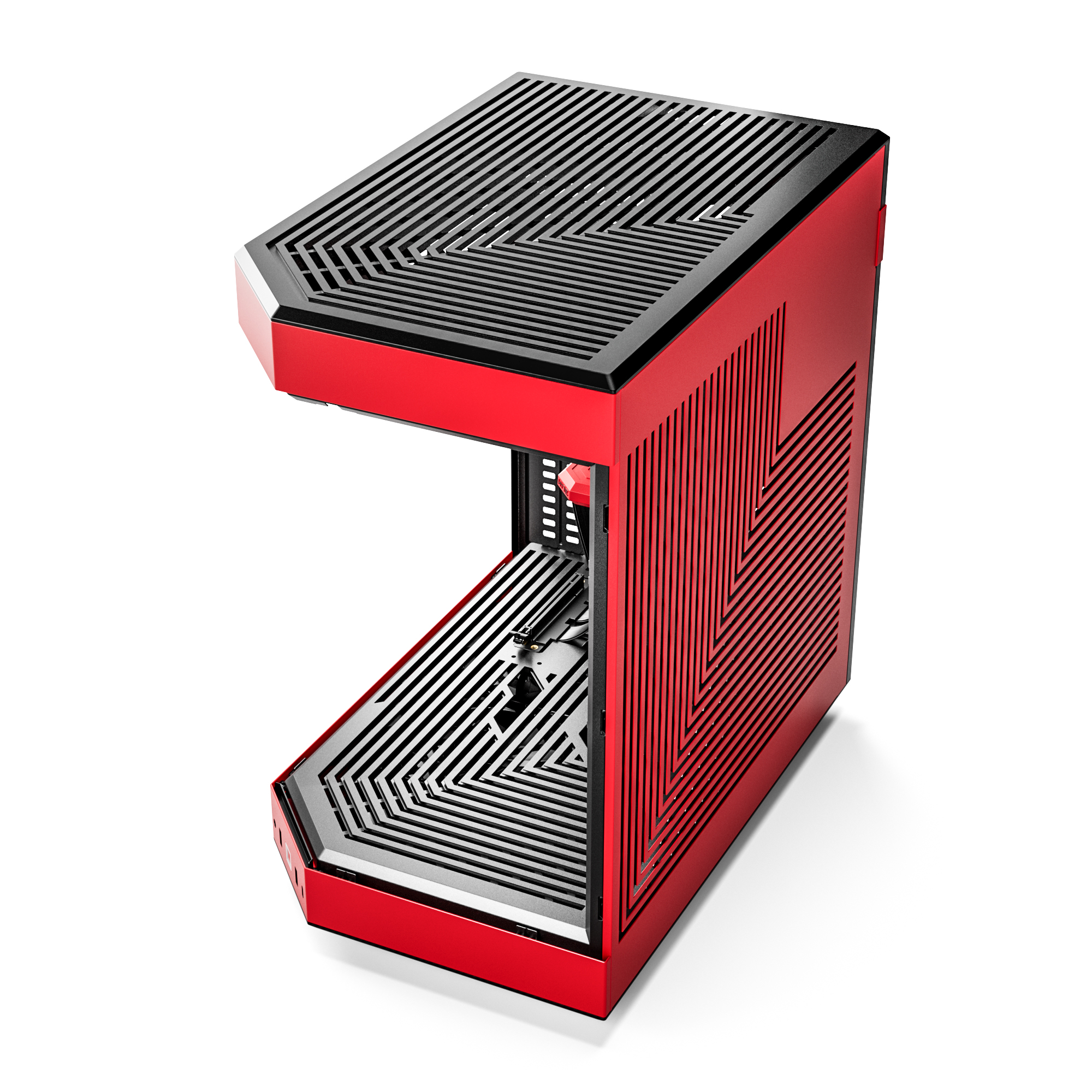 HYTE CS-HYTE-Y60-BR Y60 CASE BLACK / RED thumbnail 5