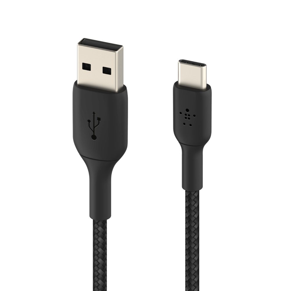 BELKIN BRAIDED C-A 2M BLACK thumbnail 2