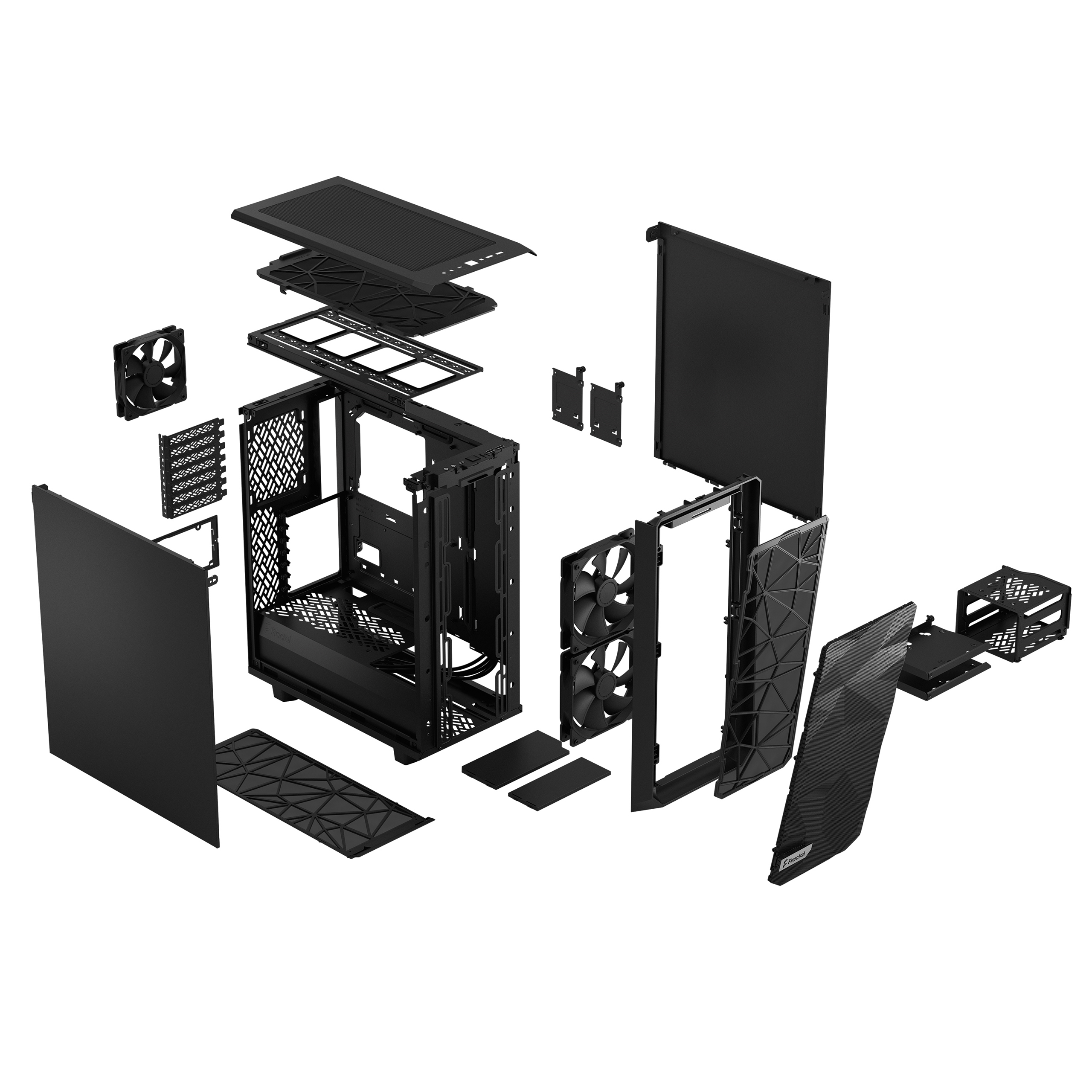 FRACTAL DESIGN MESHIFY 2 COMPACT BLACK SOLID MESH thumbnail 8