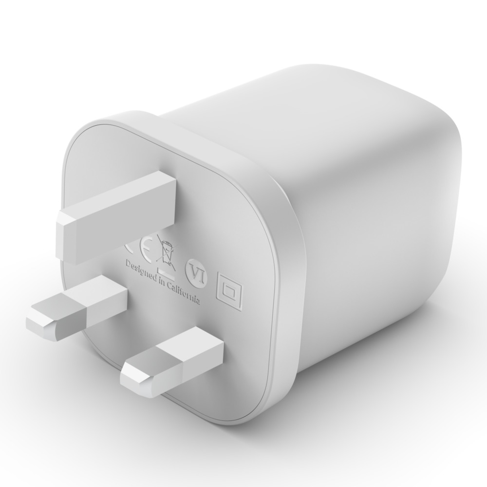 BELKIN 65W DUAL USB-C GAN WALL CHARGER W/PPS WHITE thumbnail 2