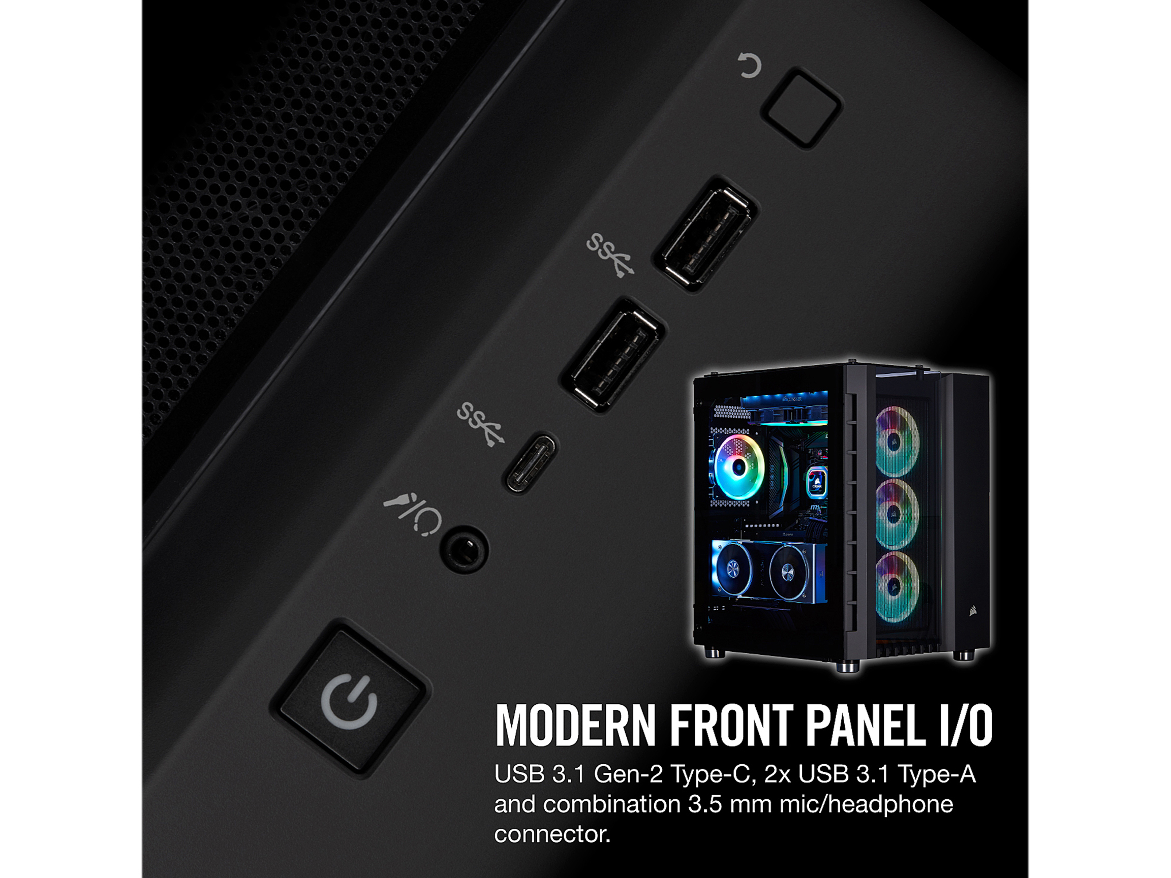 CORSAIR Crystal Series 680X RGB ATX CASE BLACK thumbnail 8