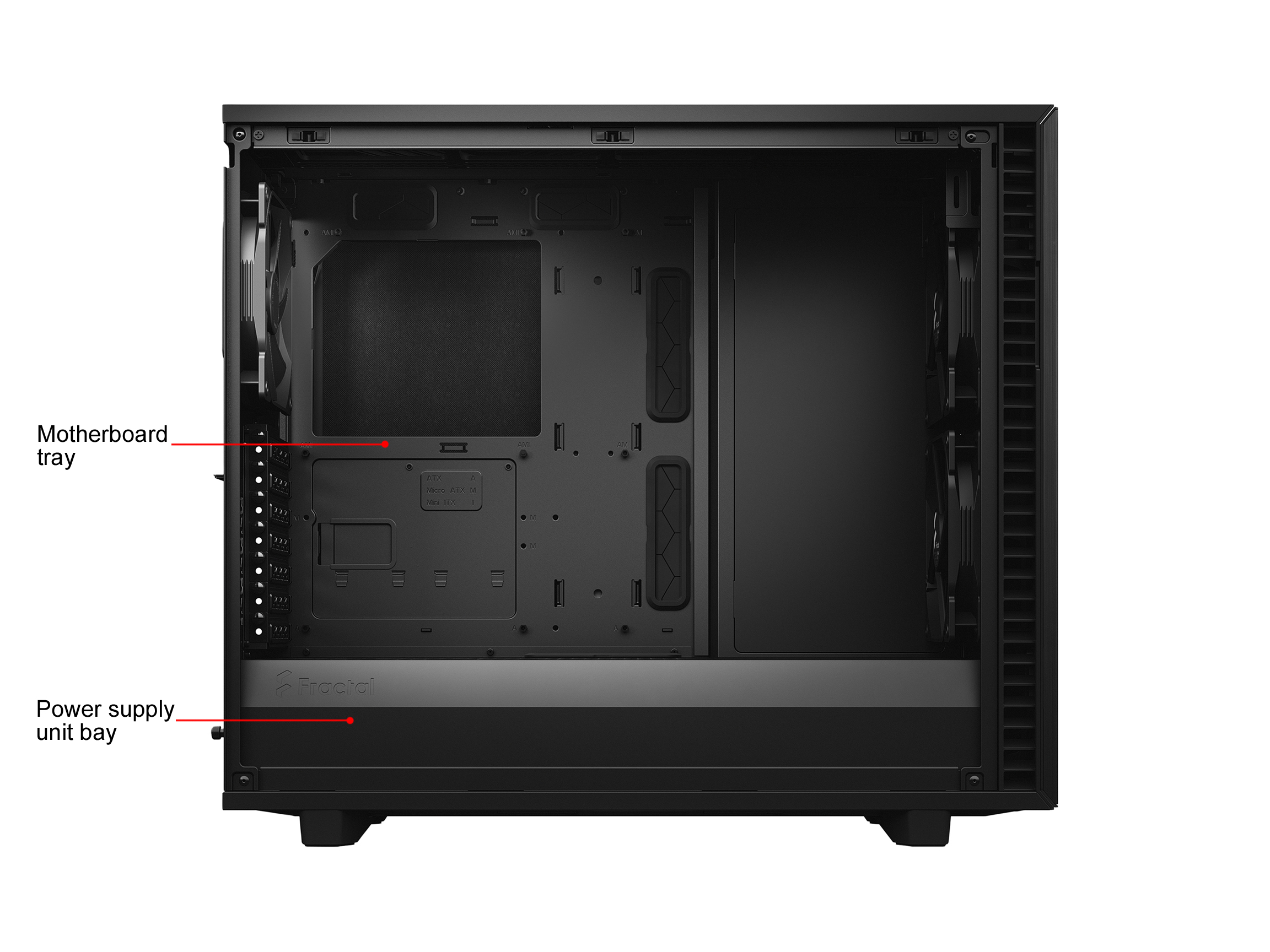 FRACTAL DESIGN DEFINE 7 BLACK SOLID (DEF7A-01) thumbnail 7