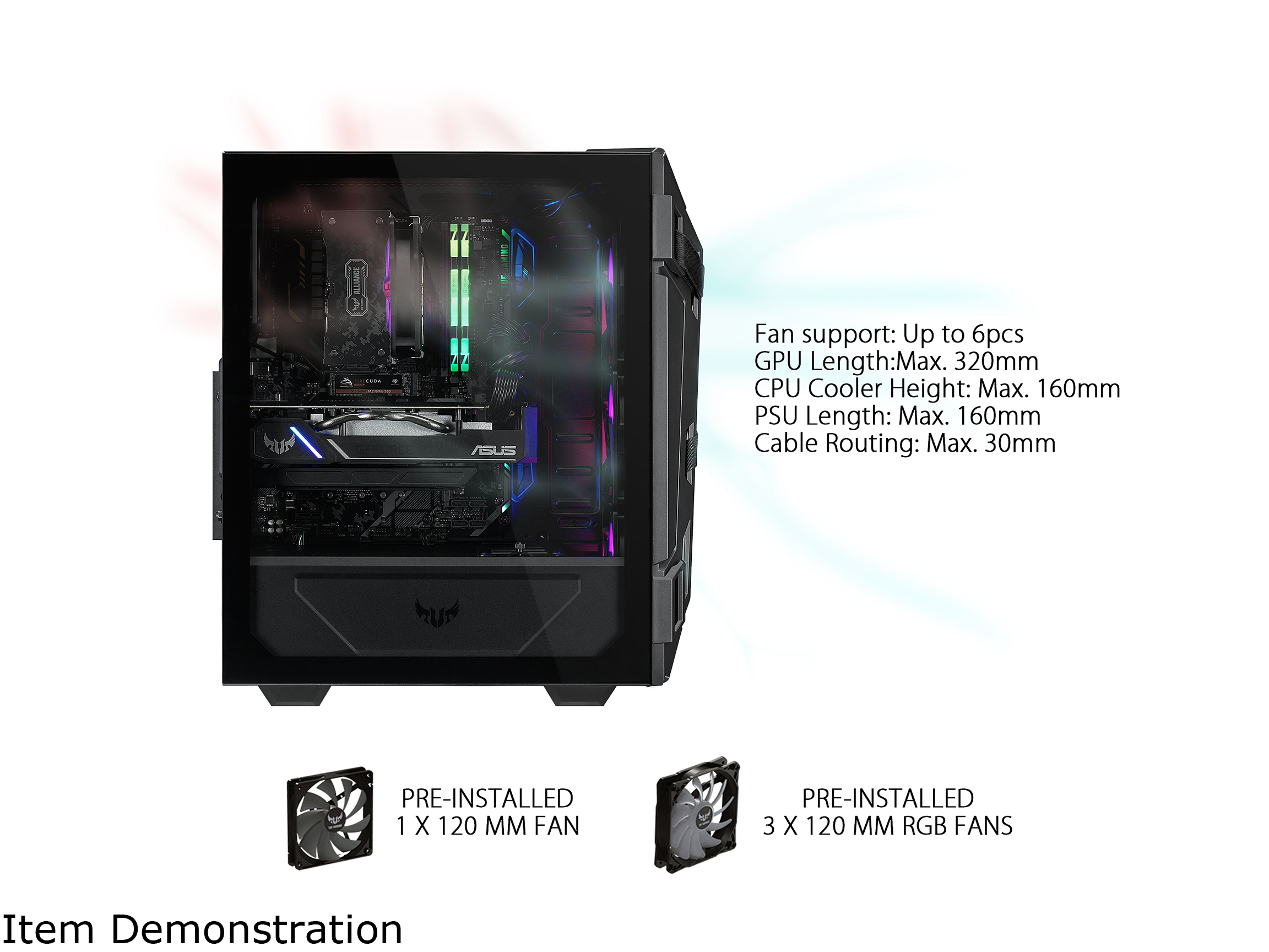ASUS GT301 TUF GAMING CASE thumbnail 2