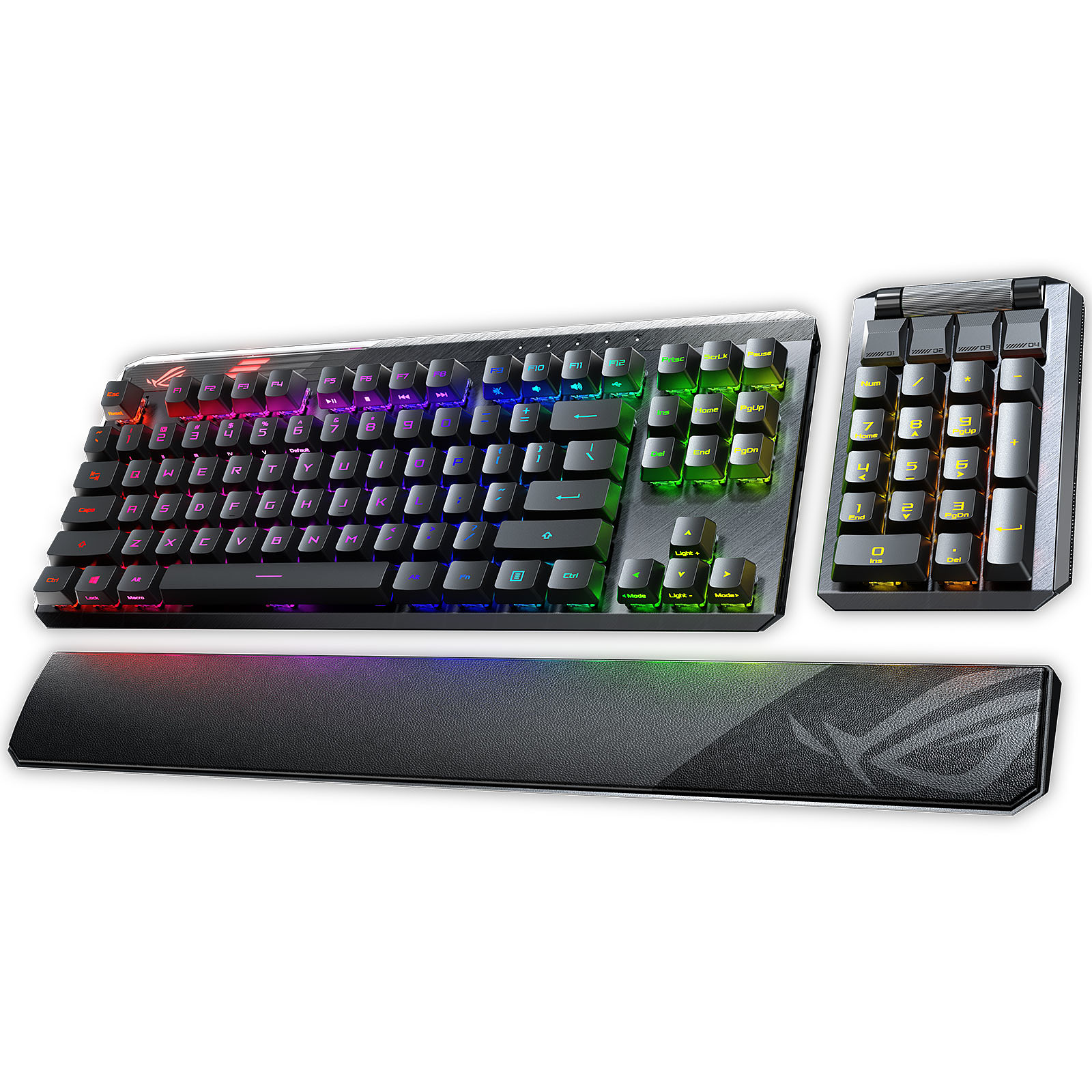 ASUS MA02 ROG CLAYMORE II RGB 青軸機械式鍵盤 英字 thumbnail 3