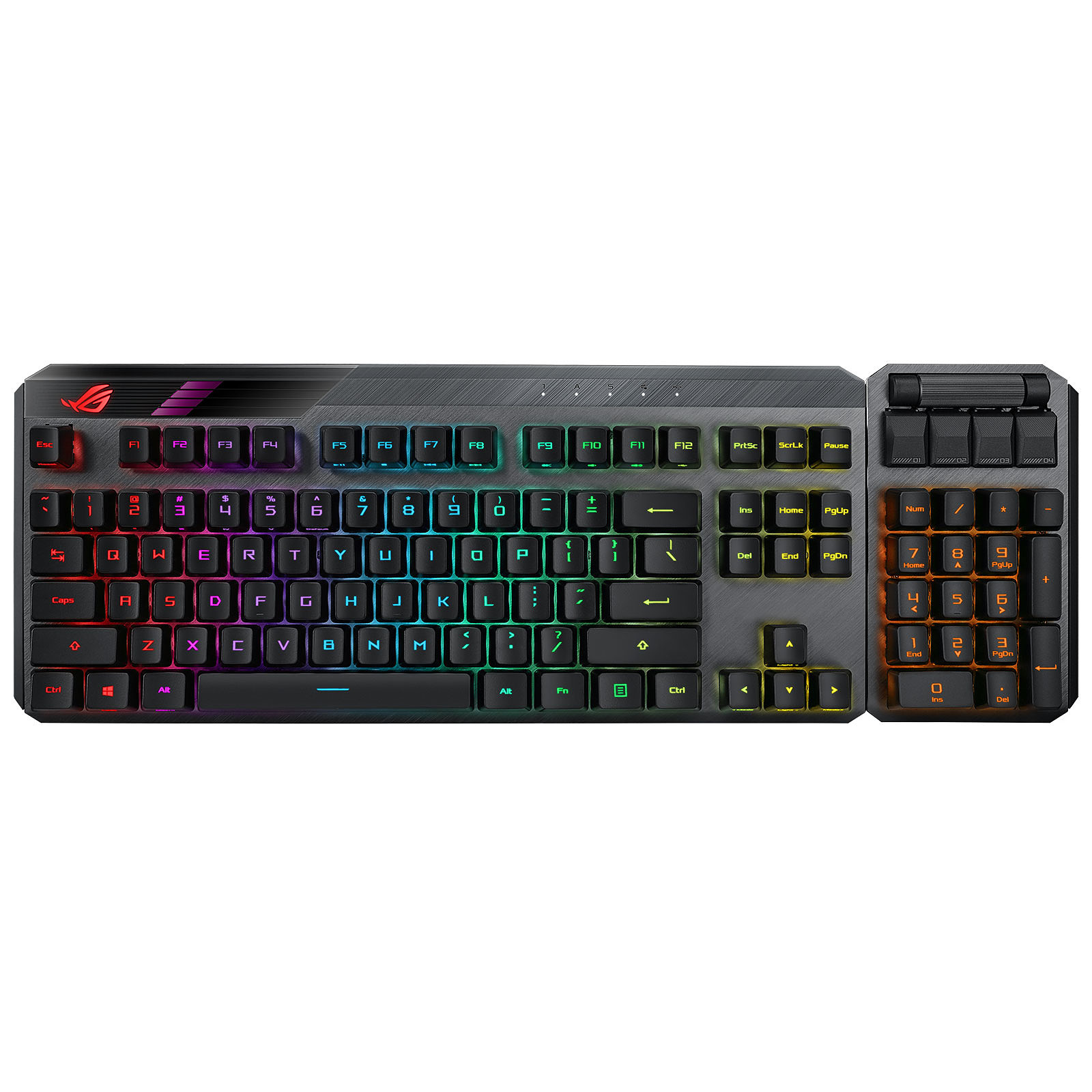 ASUS MA02 ROG CLAYMORE II RGB 青軸機械式鍵盤 英字 thumbnail 6