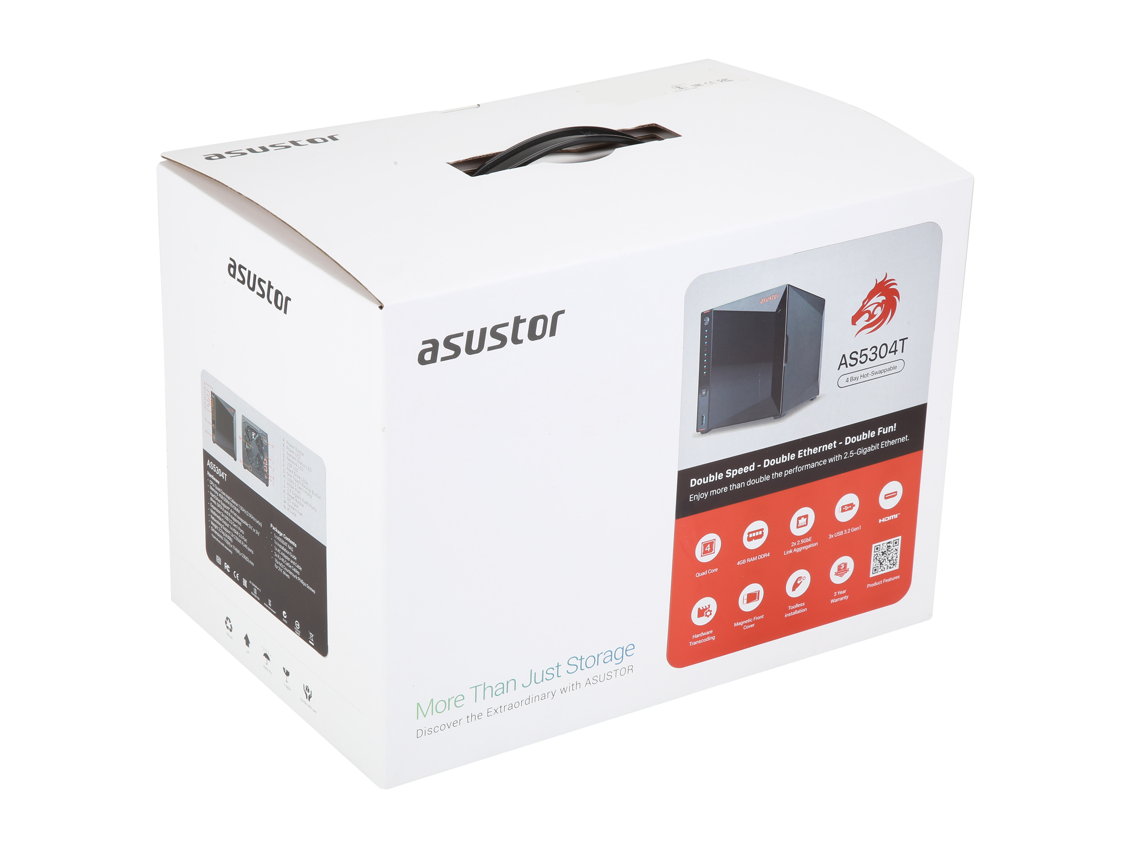 ASUSTOR AS5304T 4BAY TOWER thumbnail 3