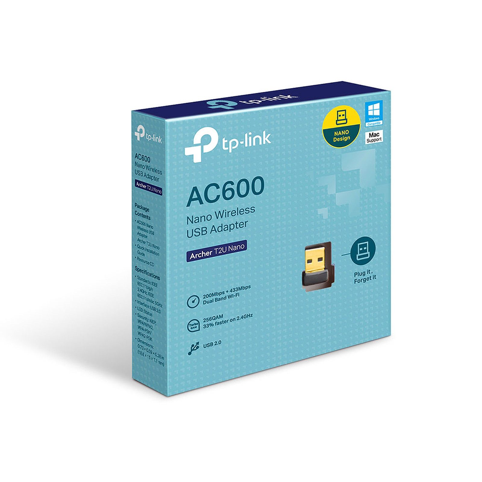 TP-LINK T2U AC600 NANO USB ADAPTER thumbnail 3
