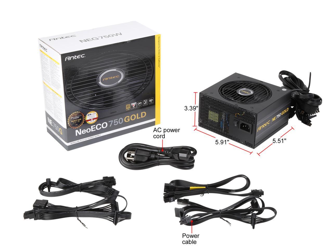 ANTEC NE750G M GB PSU GOLD thumbnail 2