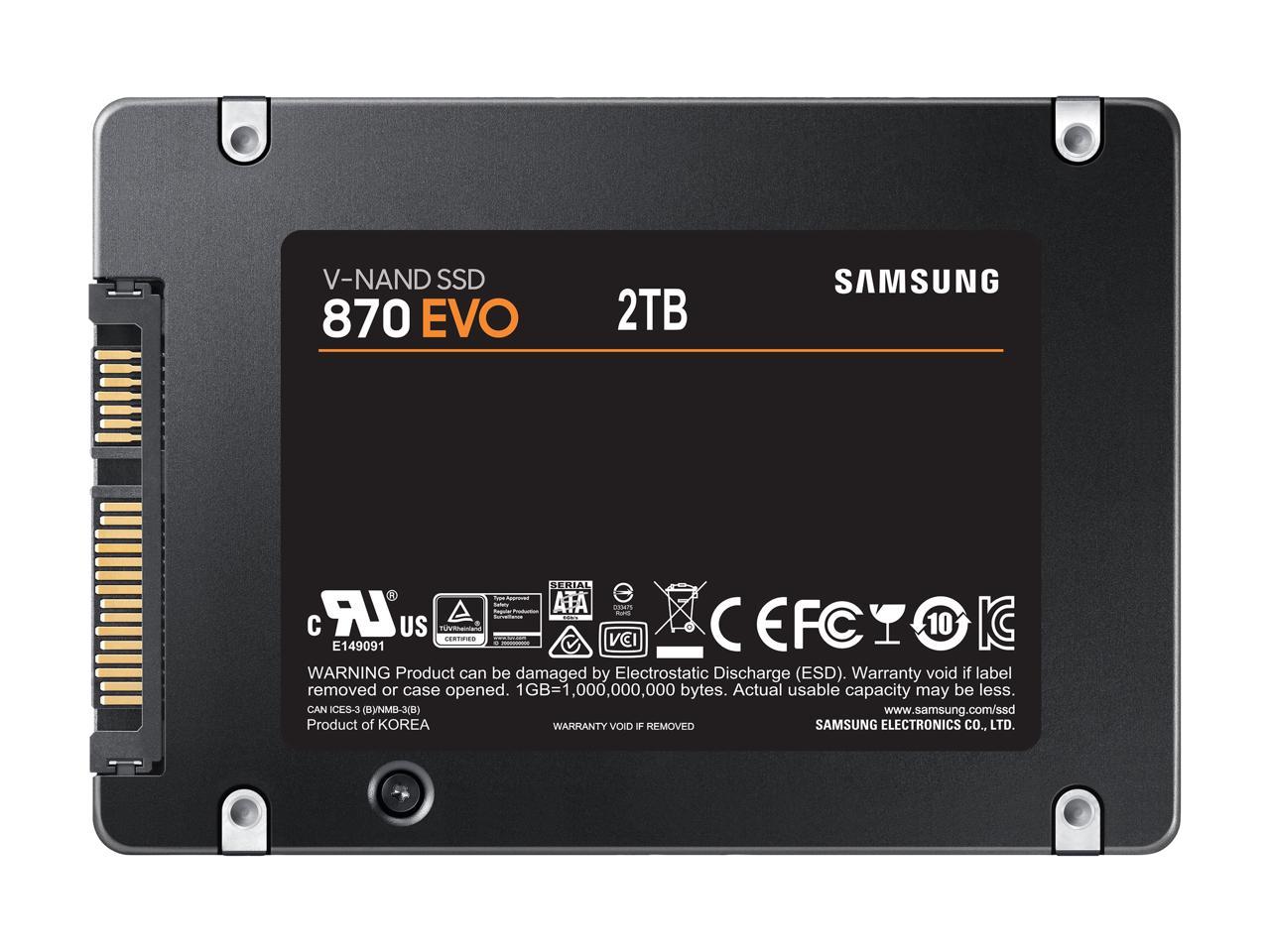 SAMSUNG 870 EVO SATA3 2TB SSD thumbnail 7