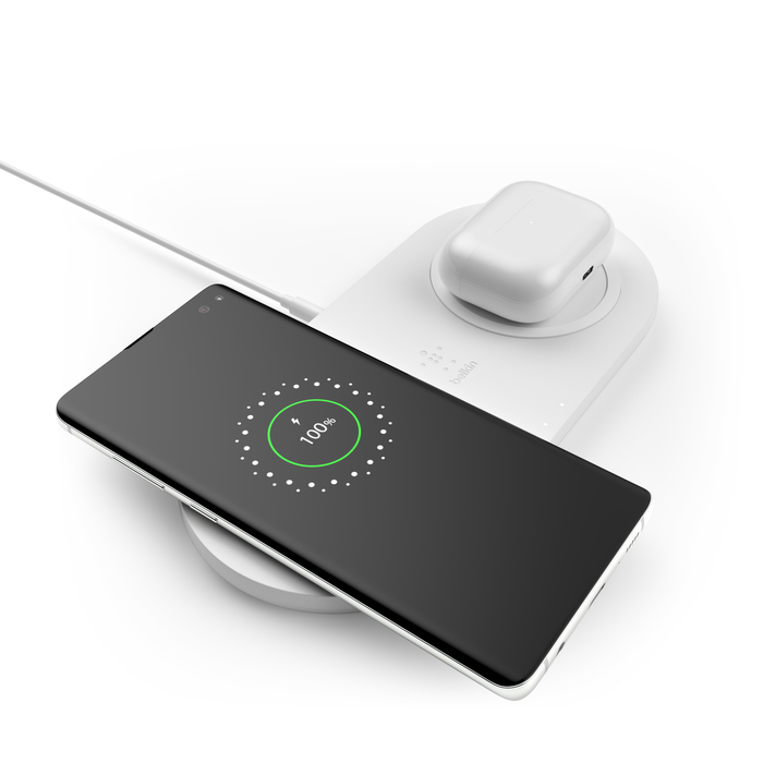 BELKIN DUAL PAD 10W PSU WHITE thumbnail 4