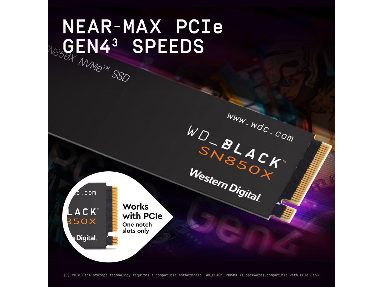 WESTERN DIGITAL BLACK SN850X NVME SSD M.2 4TB thumbnail 5