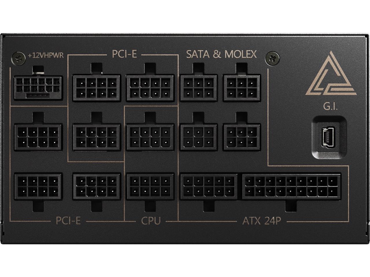MSI MEG AI1300P 1300W PCIE5 POWER SUPPLY thumbnail 12