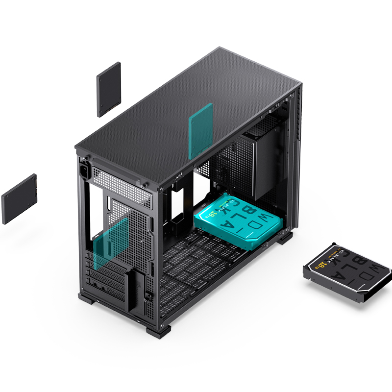 JONSBO D31 M-ATX MESH+SCREEN VERSION BLACK thumbnail 3