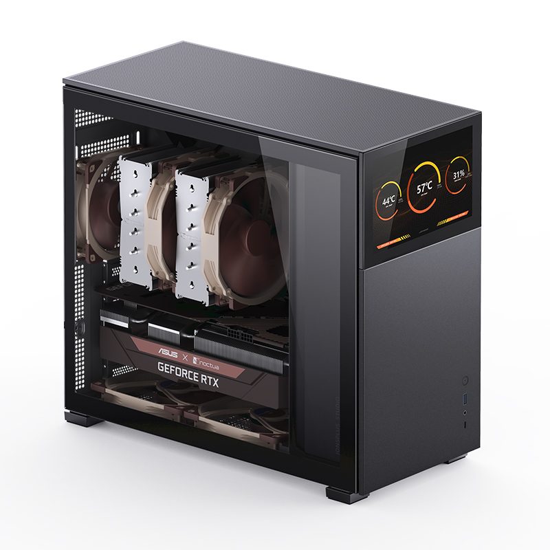 JONSBO D41 ATX STANDARD + SCREEN VERSION BLACK thumbnail 7
