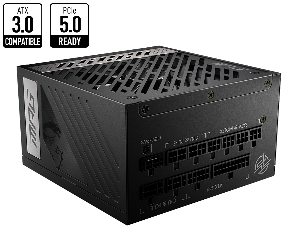 MSI MPG A850G 850W GOLD PCIE5 thumbnail 5