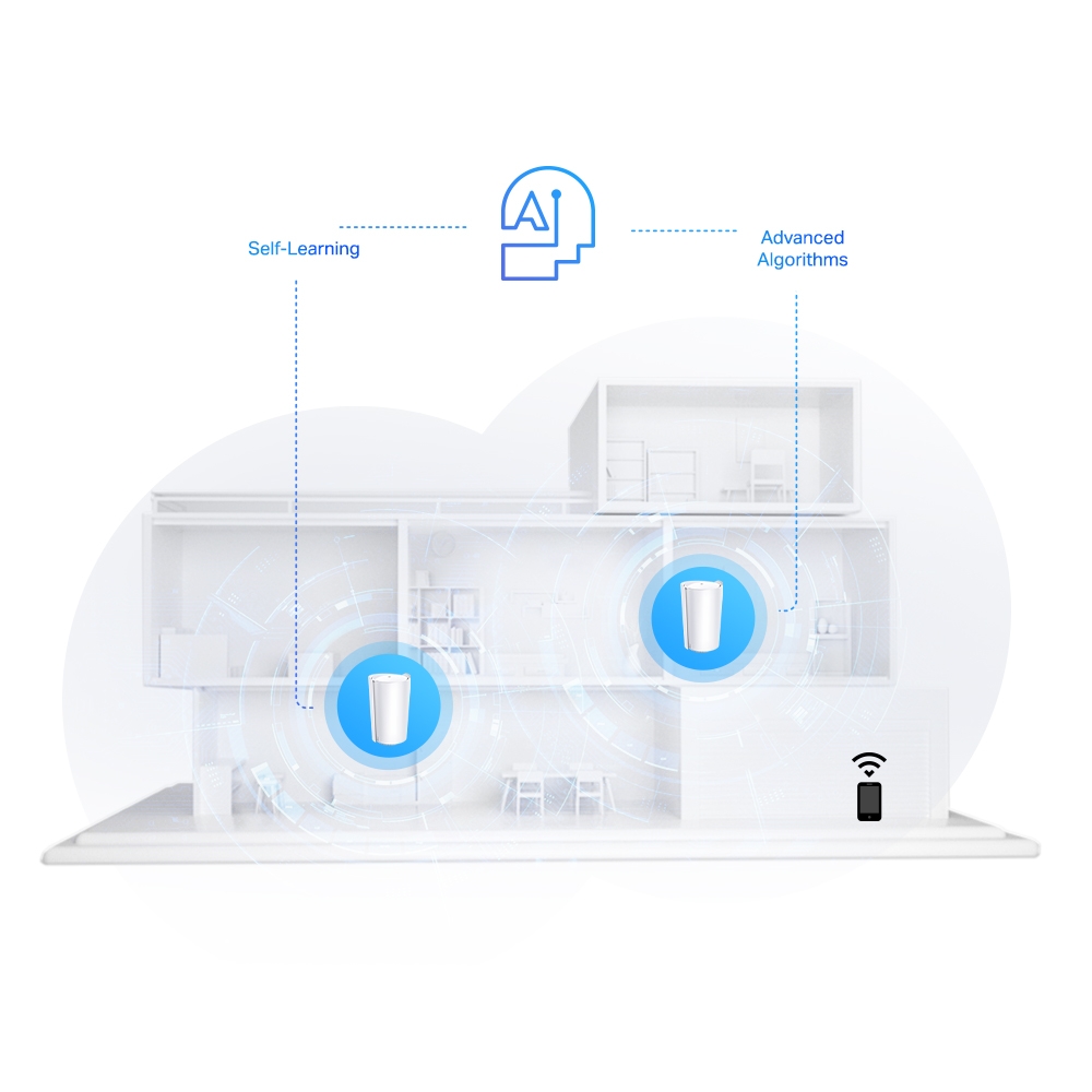 TP-LINK DECO X95 AX7800 MESH WIFI SYSTEM (2-PACK) thumbnail 6