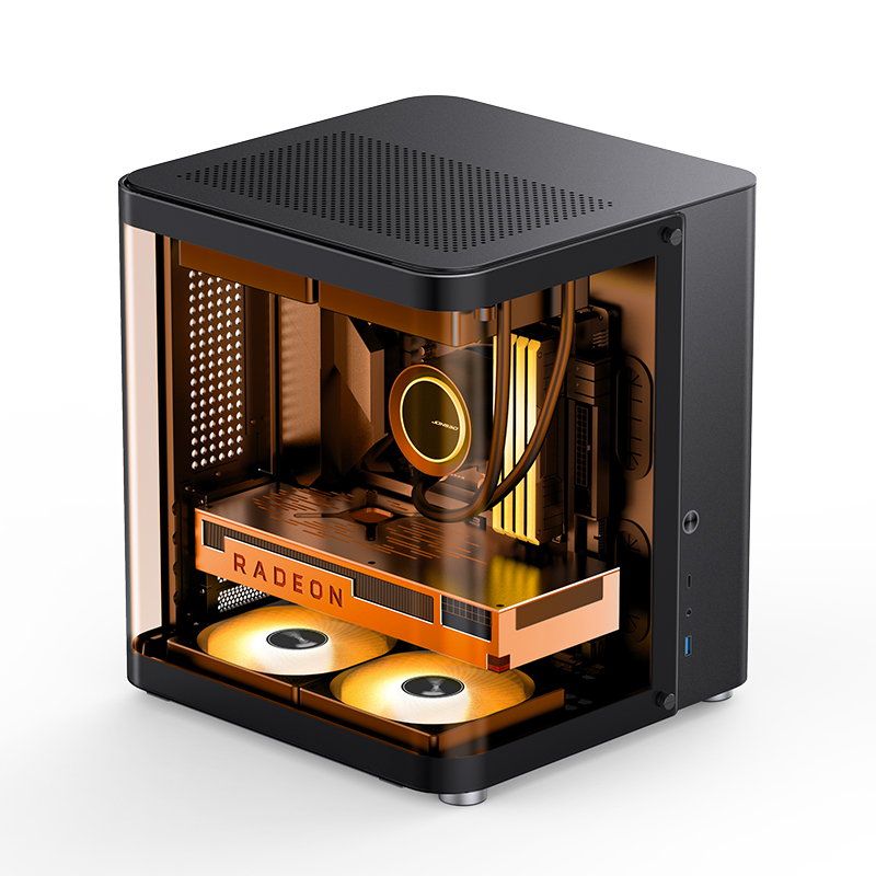 JONSBO TK-1 MATX CASE W/WINDOWS BLACK thumbnail 2