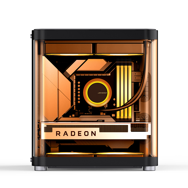 JONSBO TK-1 MATX CASE W/WINDOWS BLACK thumbnail 4