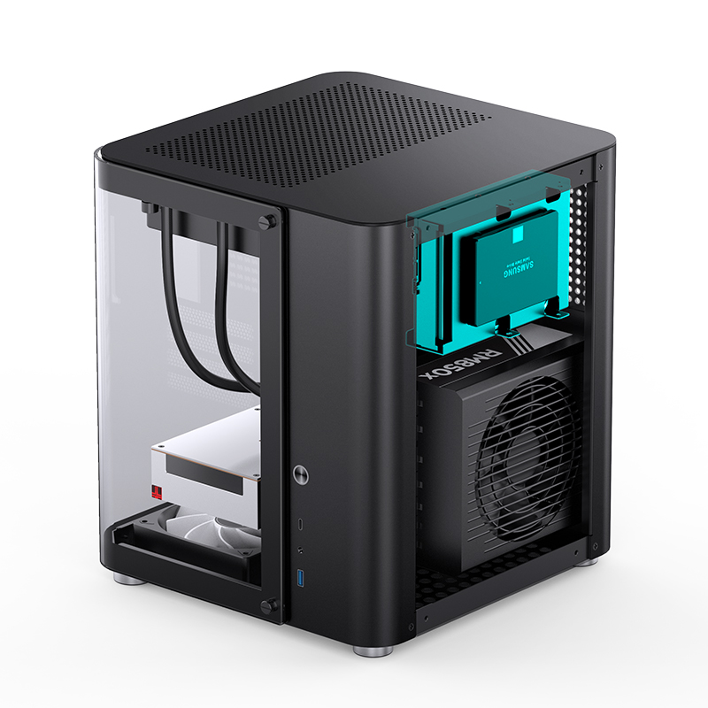 JONSBO TK-1 MATX CASE W/WINDOWS BLACK thumbnail 6