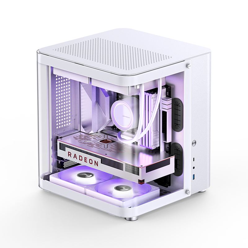 JONSBO TK-1 MATX CASE W/WINDOWS WHITE thumbnail 2