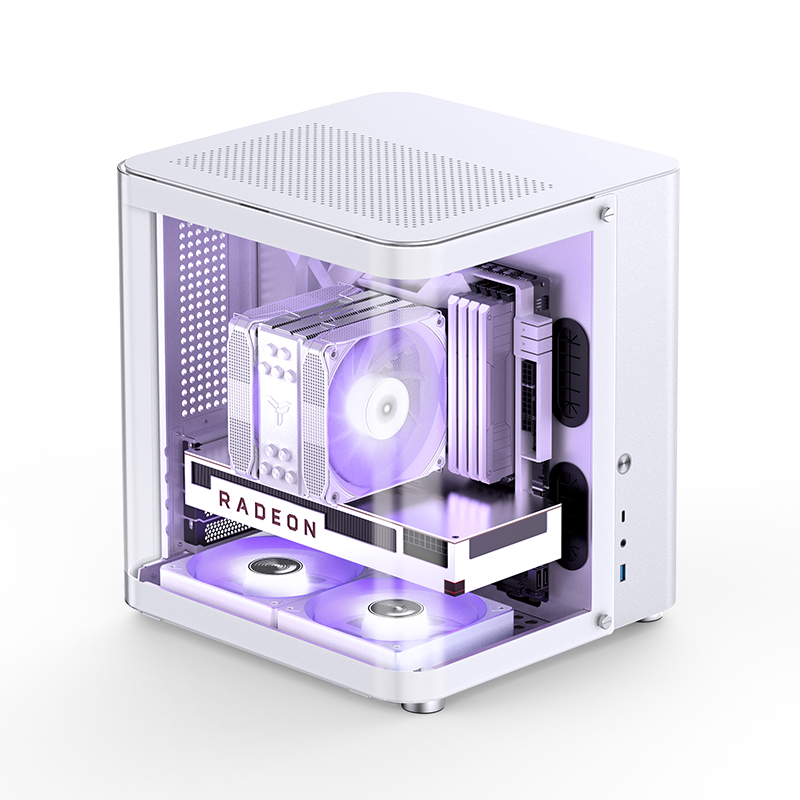 JONSBO TK-1 MATX CASE W/WINDOWS WHITE thumbnail 4