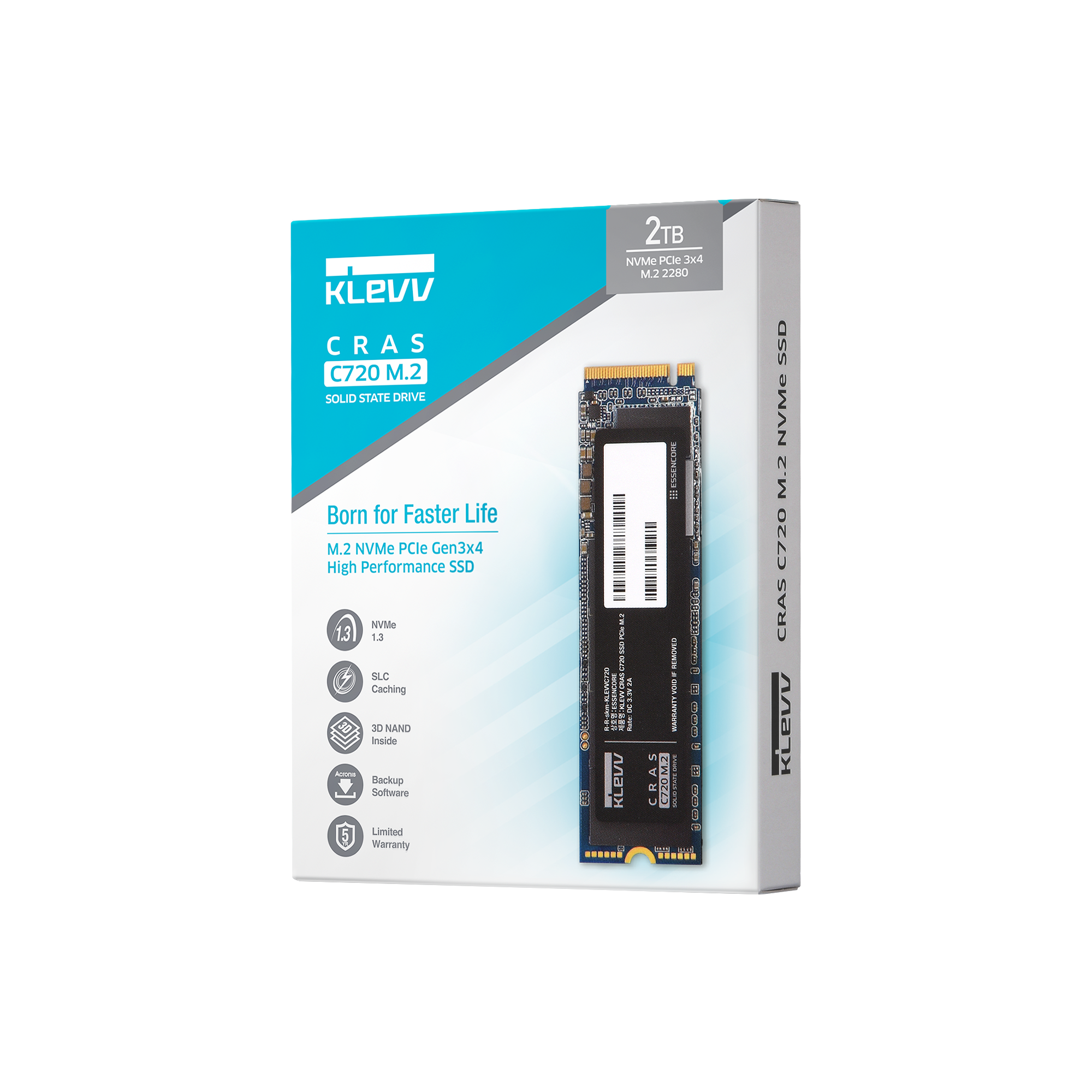 CRAS C730 M.2 NVME PCIE 3X4 2TB 2280 SSD