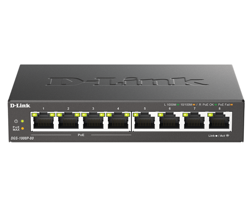 8 PORT SWITCH (HIGHER OUTPUT POWER)