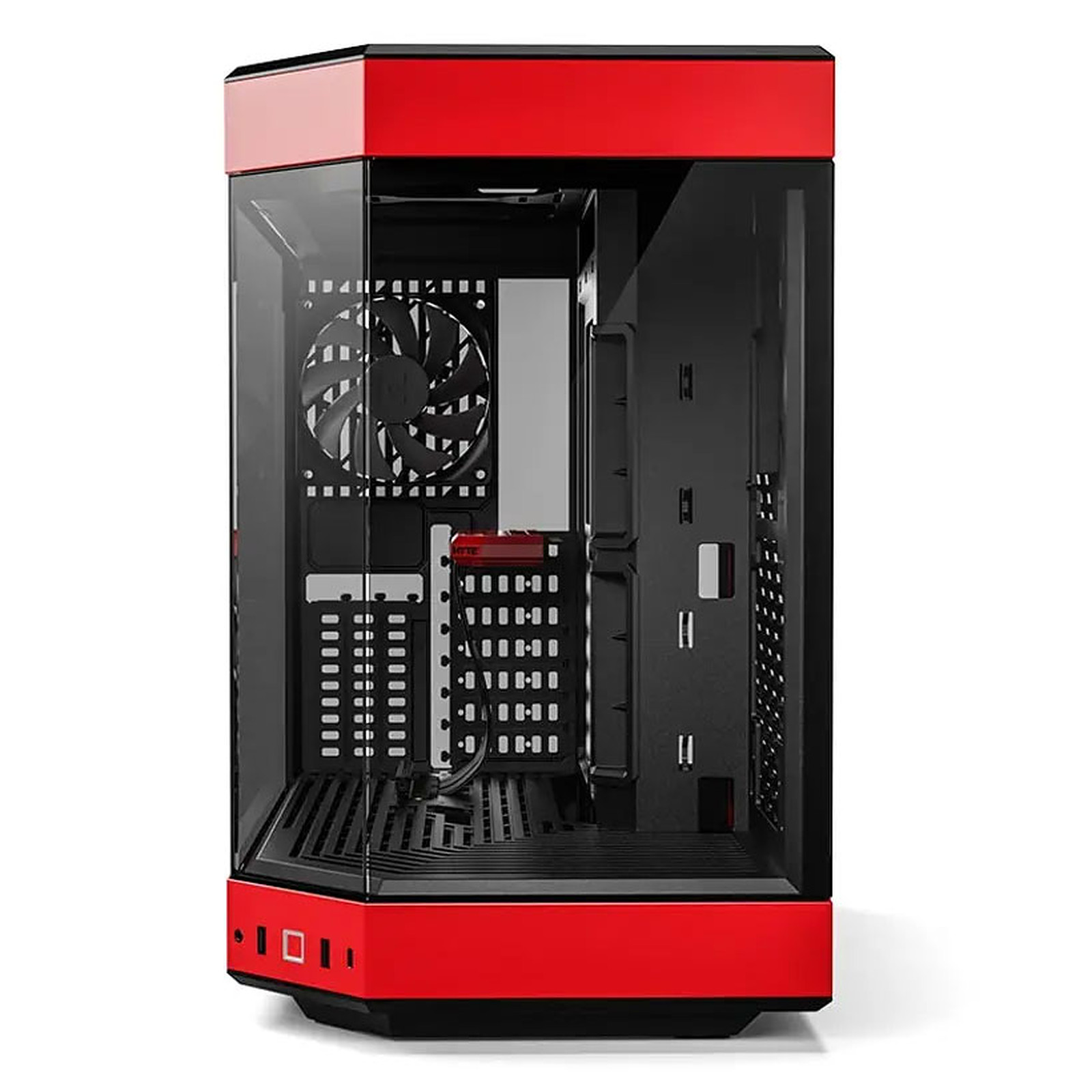 HYTE Y40 CASE BLACK/RED thumbnail 2