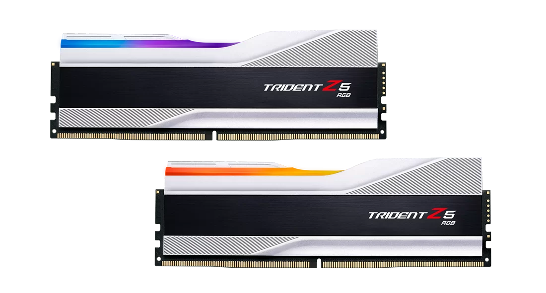 TRIDENT Z5 RGB 32G(16G*2)DDR5 8000MHZ 1.45V SILVER
