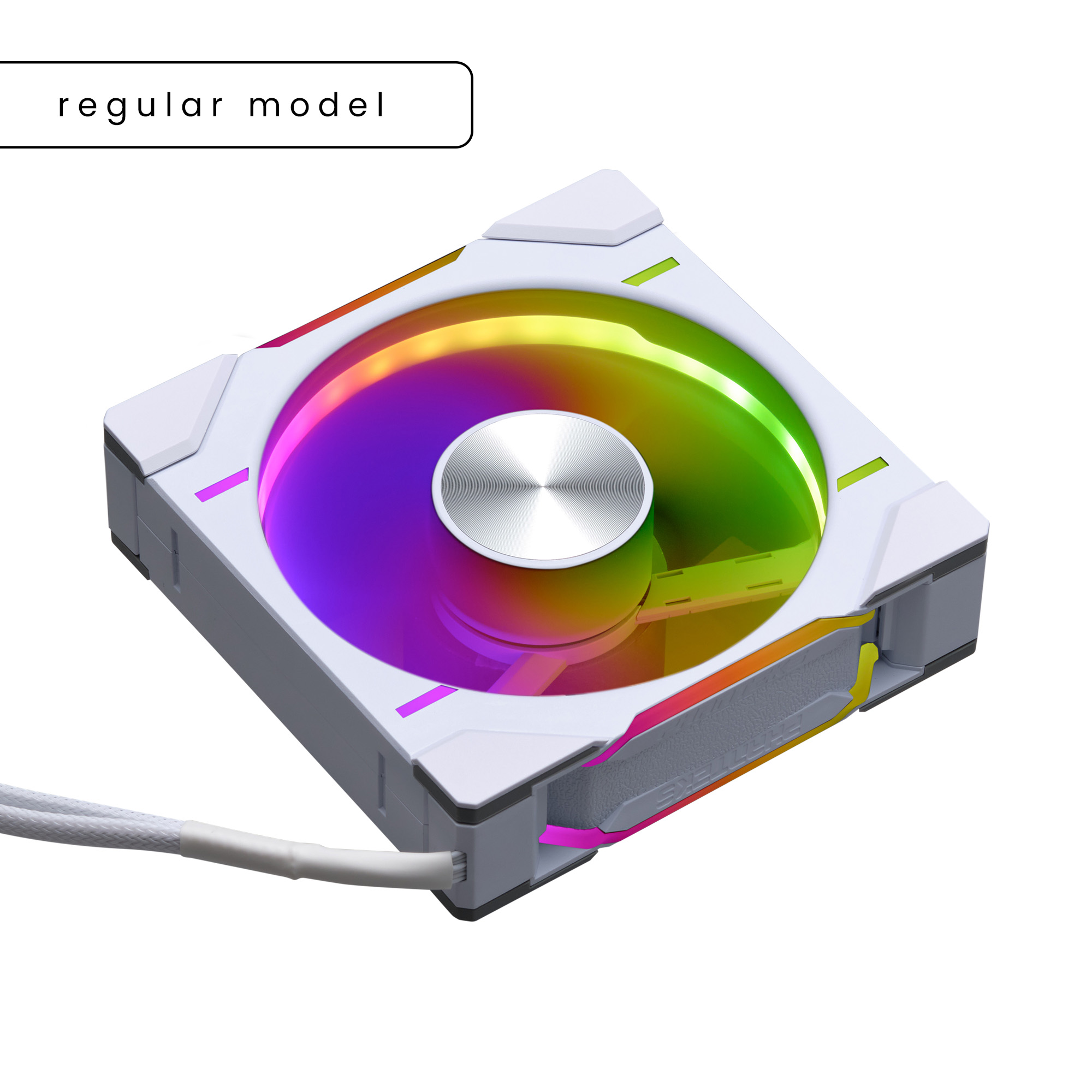 PHANTEKS D30 120MM PWM FAN REGULAR DRGB WHITE (3-PACK) thumbnail 3