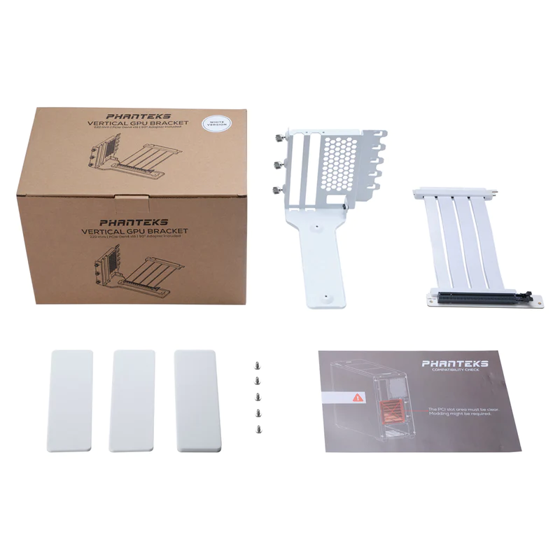 PHANTEKS VERTICAL GPU BRACKET KIT WHITE thumbnail 5