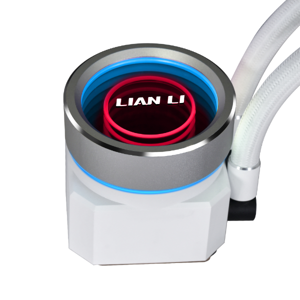 LIAN LI GALAHAD II TRINITY 360 AIO CPU WATER COOLER WHITE thumbnail 3