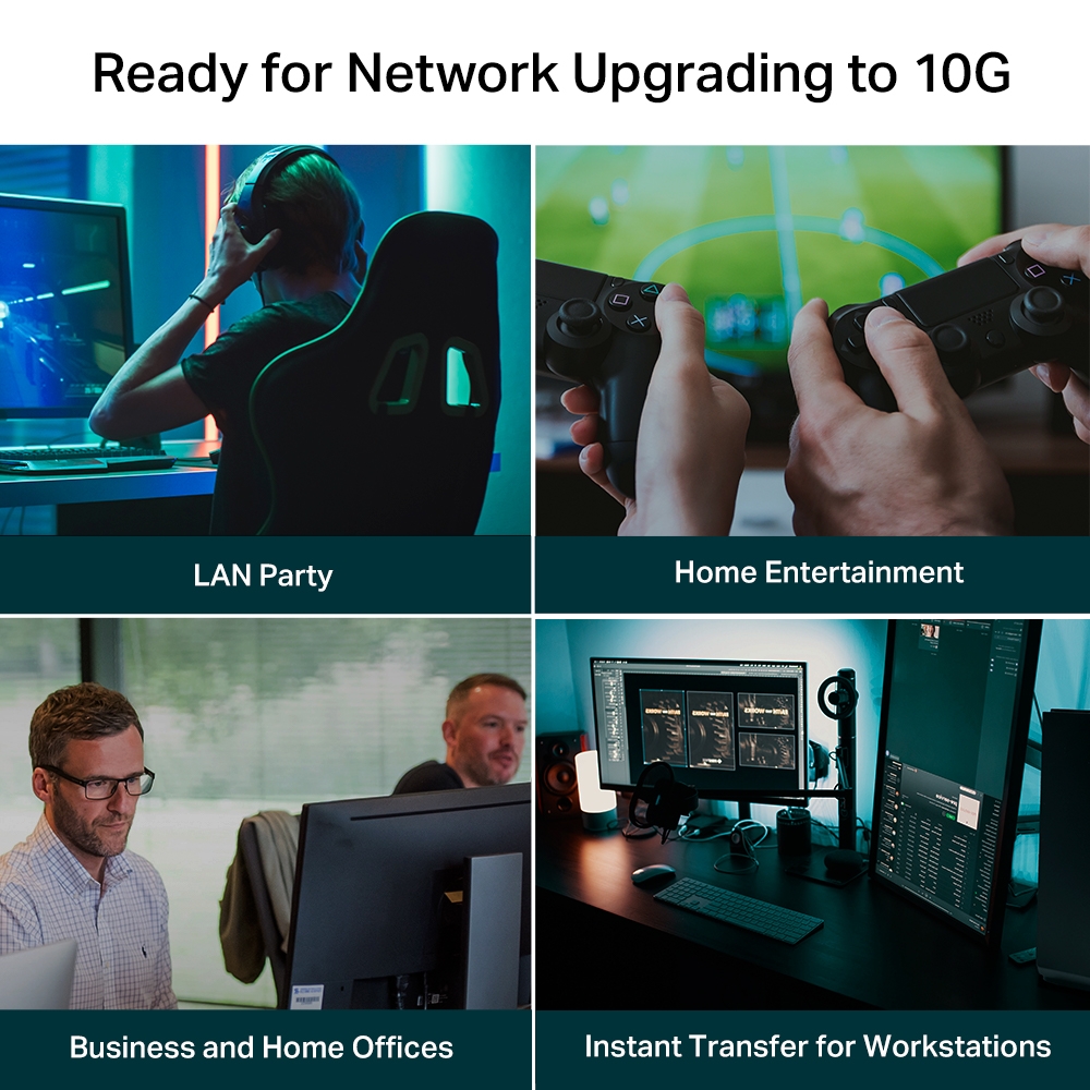 TP-LINK TL-SX105 5-PORT 10G DESKTOP SWITCH thumbnail 4