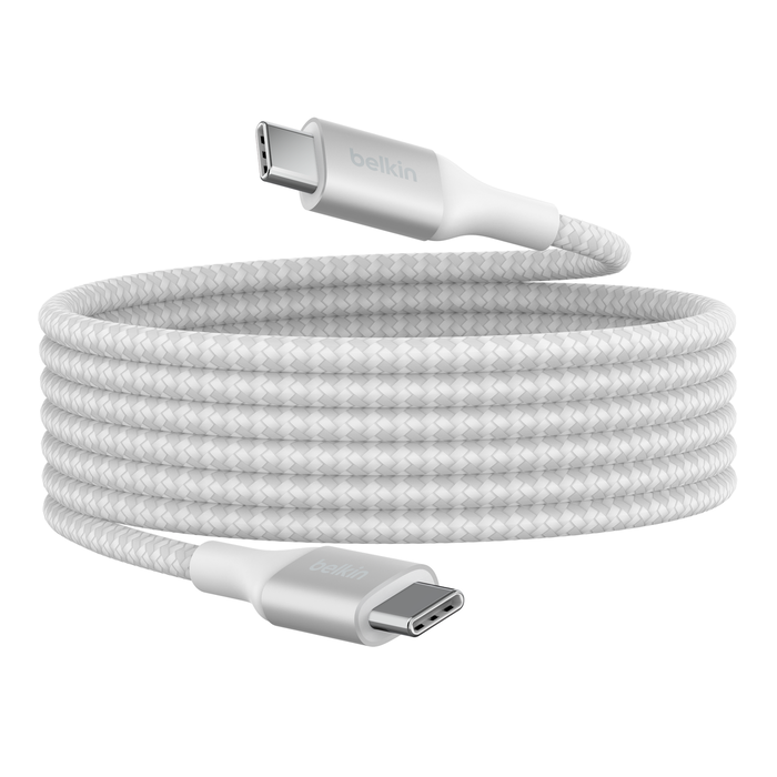 BELKIN 240W BRAIDED C-C CABLE 1M WHITE thumbnail 5