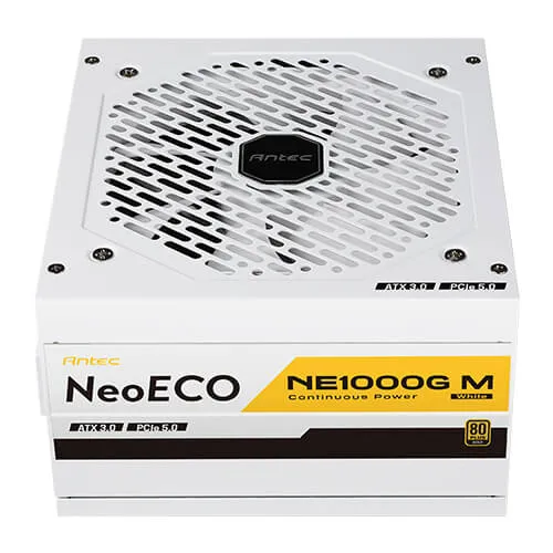 ANTEC NE1000G M GB PSU GOLD MODUALR ATX3.0 (WHITE) thumbnail 2