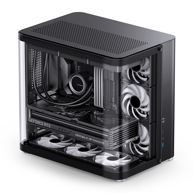 JONSBO TK-2 ATX CASE W/WINDOWS BLACK thumbnail 7