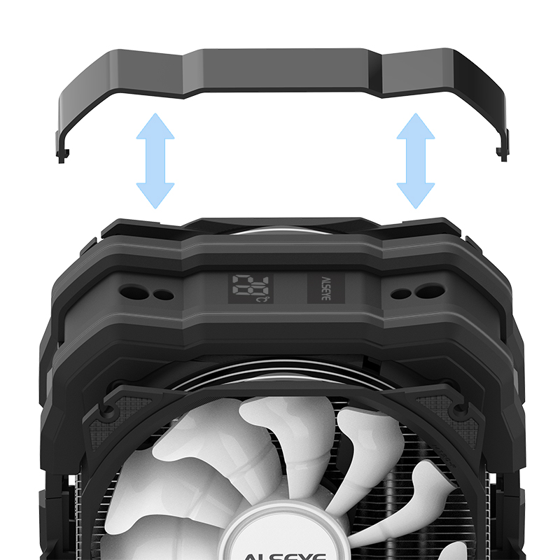 ALSEYE M120D PLUS II RGB CPU FAN BLACK thumbnail 3