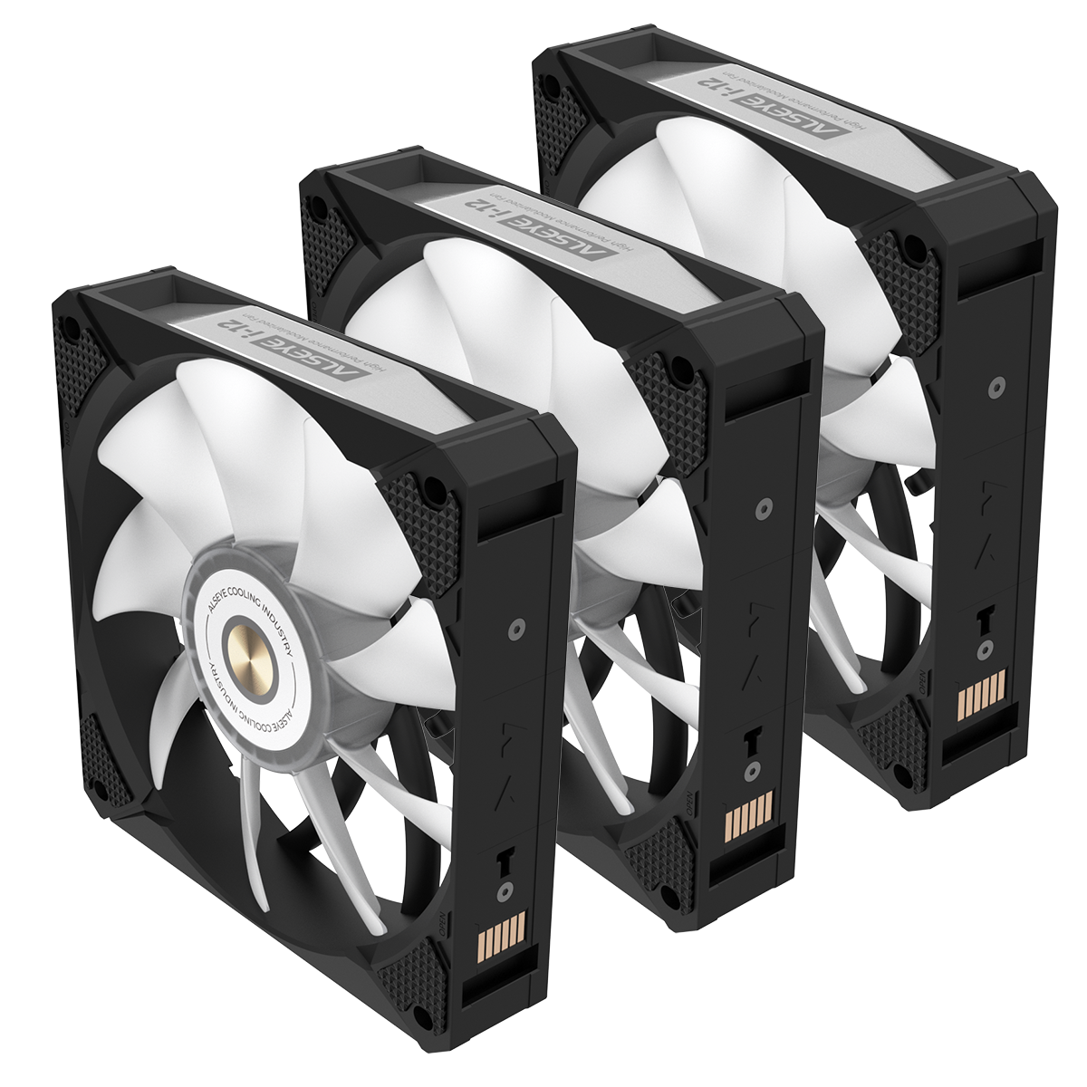 ALSEYE I12B-K3 3 INTERLOCKING FAN KIT BLACK thumbnail 10