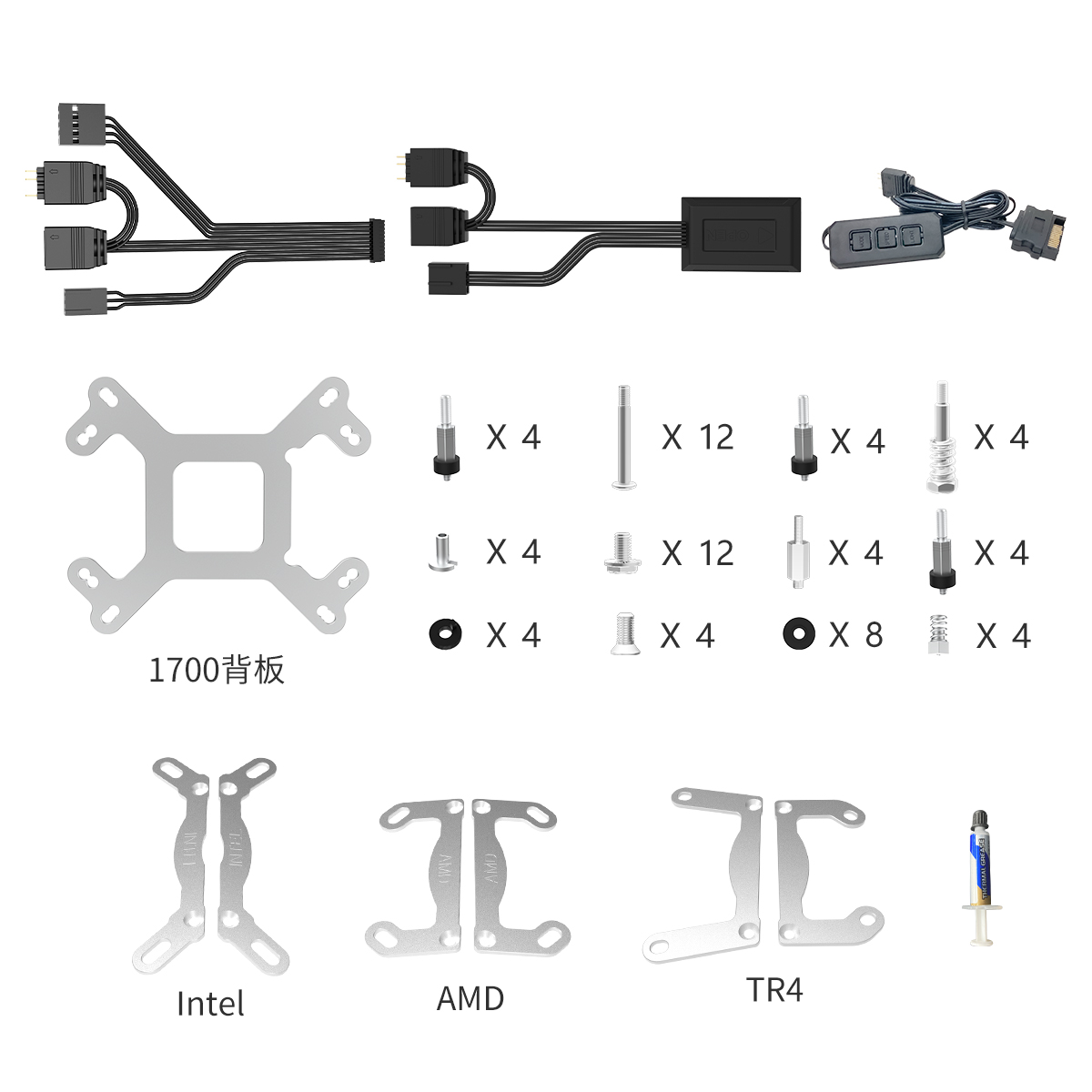 ALSEYE I360 RGB WATER COOLING BLACK thumbnail 4