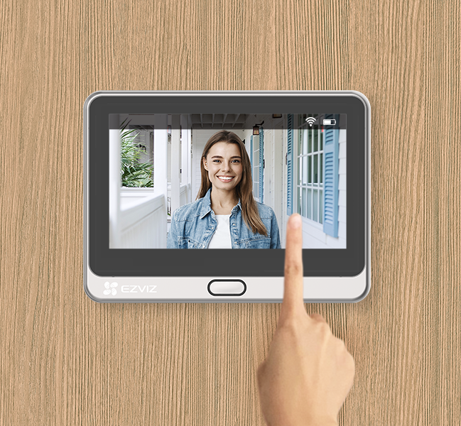 EZVIZ WIRE-FREE PEEPHOLE DOORBELL 2K thumbnail 2