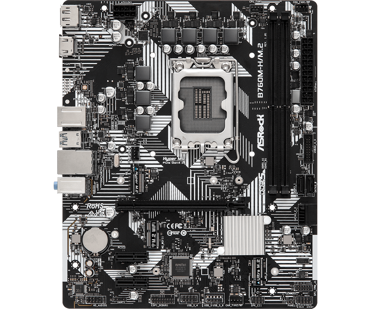 ASROCK B760M-H/M.2 D5 thumbnail 4