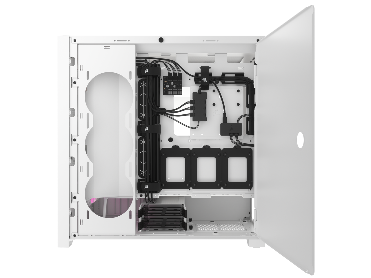 CORSAIR ICUE 5000D RGB AIRFLOW MID-TOWER CASE WHITE thumbnail 7