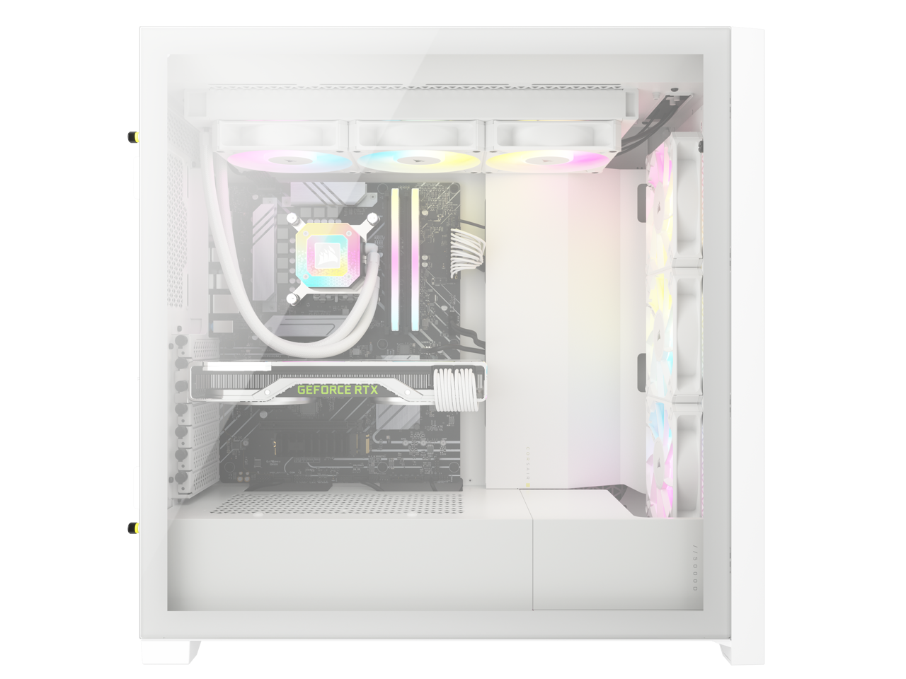 CORSAIR ICUE 5000D RGB AIRFLOW MID-TOWER CASE WHITE thumbnail 13