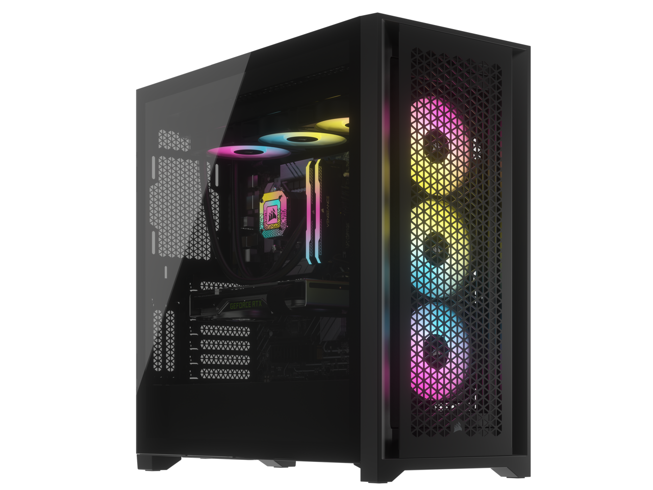 CORSAIR ICUE 5000D RGB AIRFLOW MID-TOWER CASE BLACK thumbnail 13