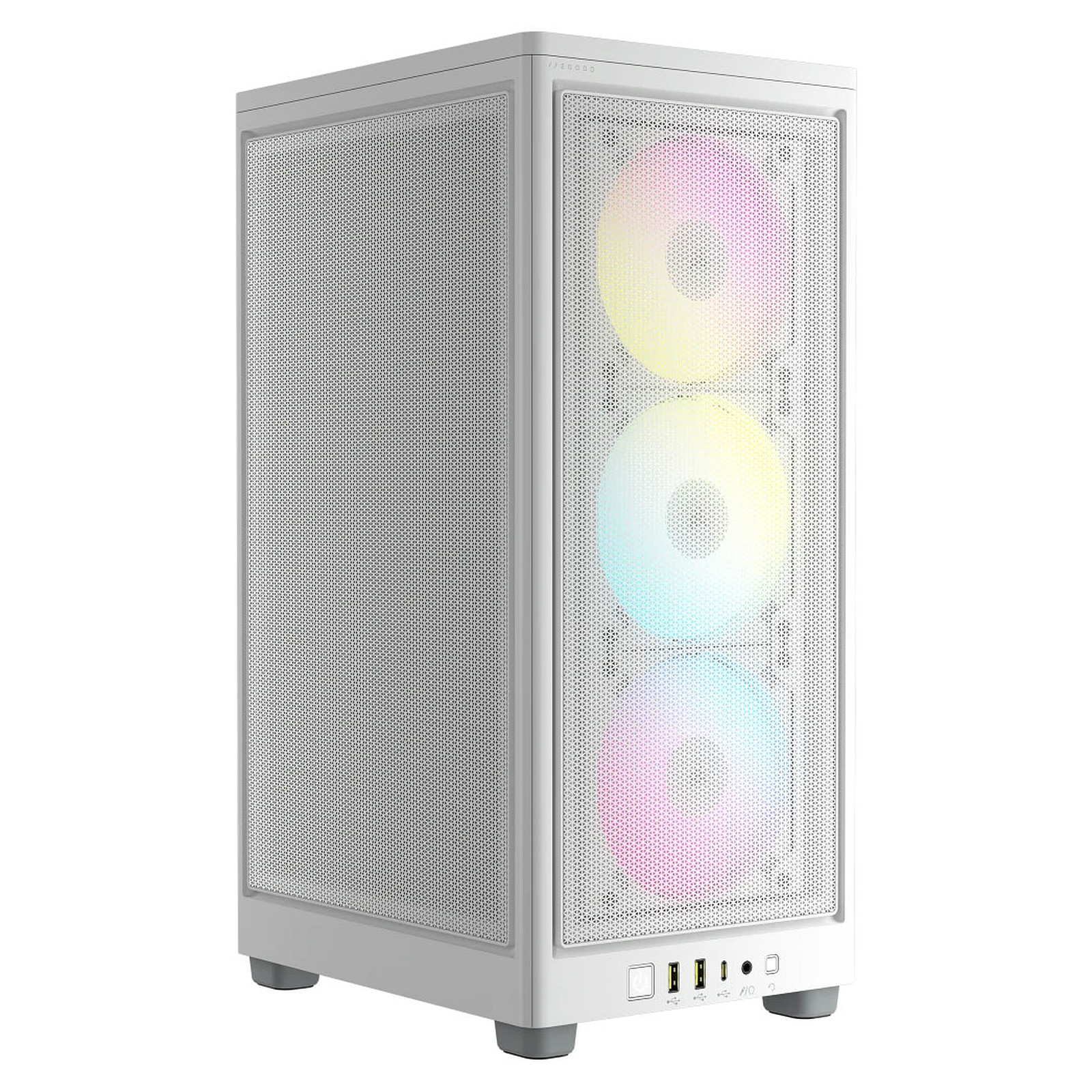 CORSAIR ICUE 2000D RGB AIRFLOW ITX TOWER WHITE thumbnail 10