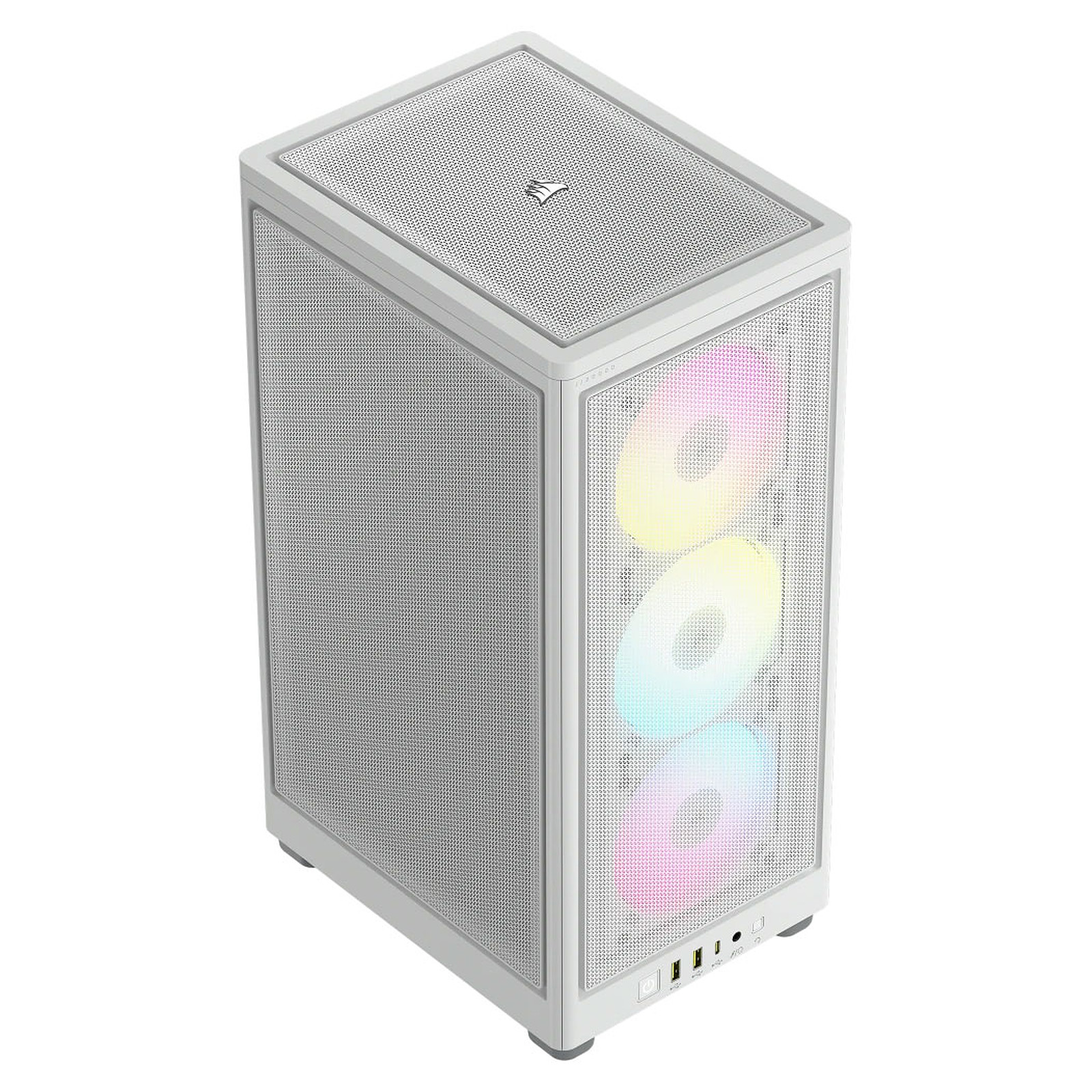 CORSAIR ICUE 2000D RGB AIRFLOW ITX TOWER WHITE thumbnail 11